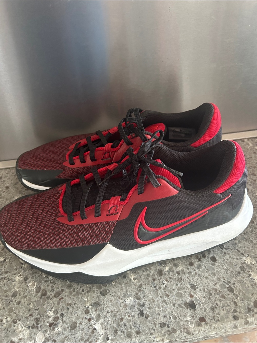 Nike Precision 6 Flyease Basketball Shoes Black Red